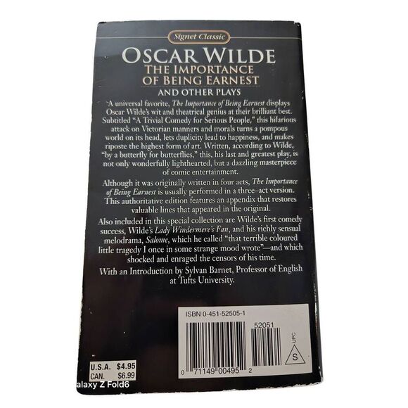 The importance of being Earnest and other plays by Oscar Wilde - signet classics - Picture 4 of 5